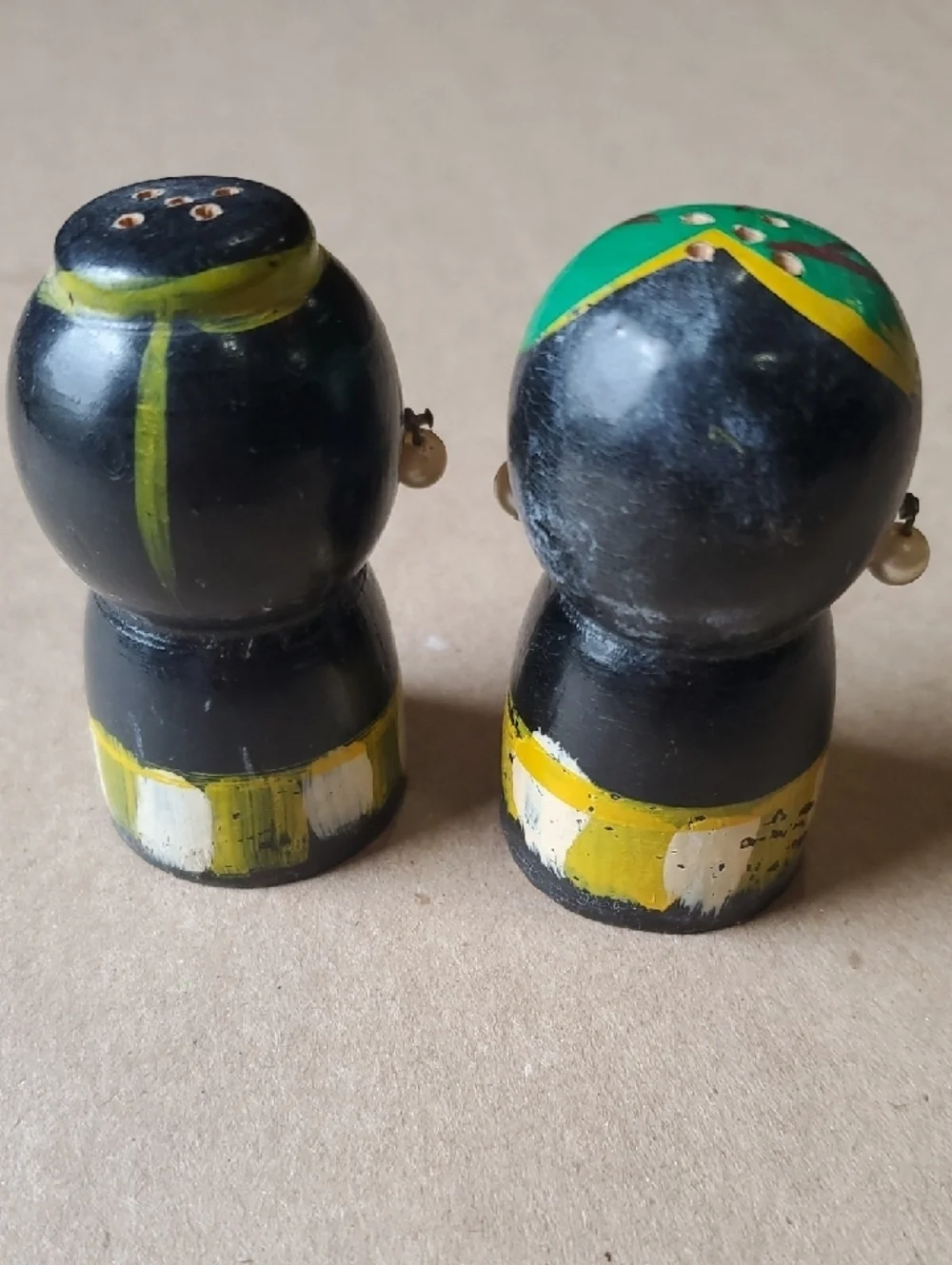 Rare 1950's Disneyland Tiki Adventurland Cruise Salt & Pepper Shaker